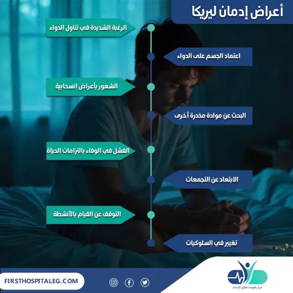 أعراض إدمان ليريكا