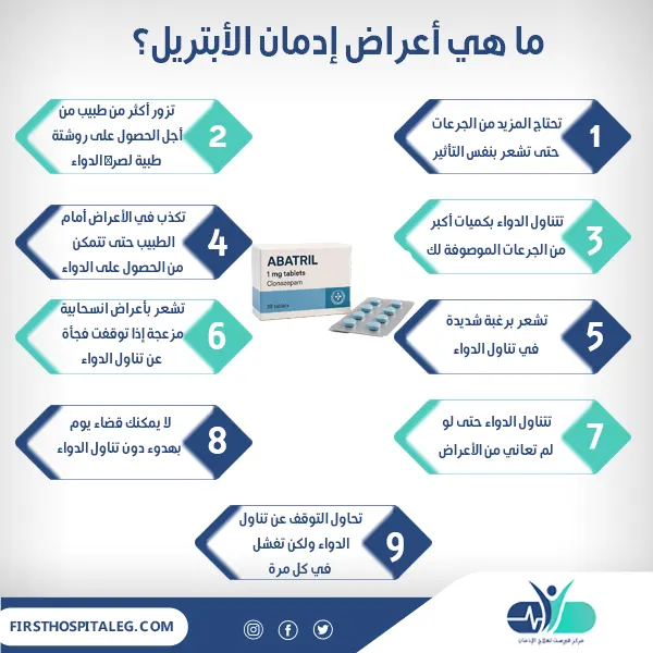 أعراض إدمان الأبتريل